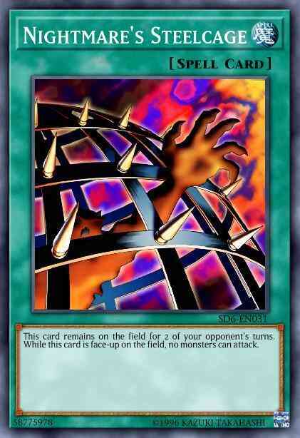 Nightmare's Steelcage - BP02-EN148 - Mosaic Rare - 1st Edition