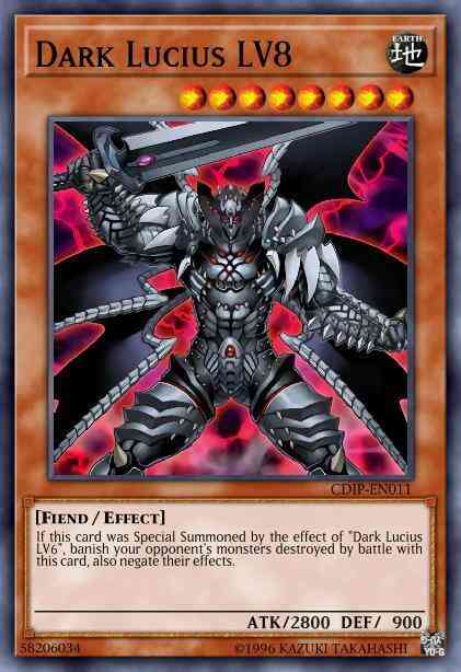 Dark Lucius LV8 - CDIP-EN011 - Ultimate Rare - 1st Edition