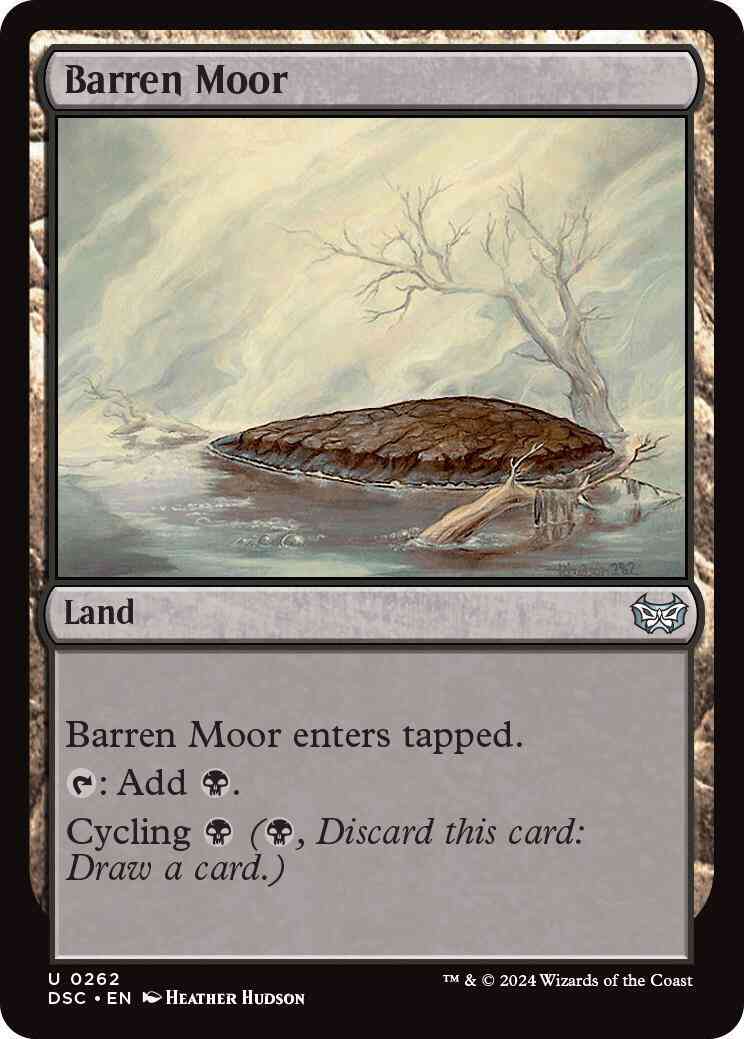 Barren Moor [262] [Duskmourn: House of Horror: Commander] [Non-Foil]