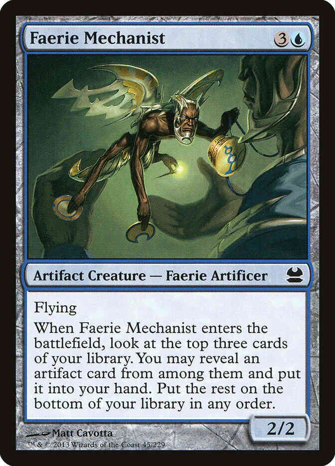 Faerie Mechanist [45] [Modern Masters] [Non-Foil]