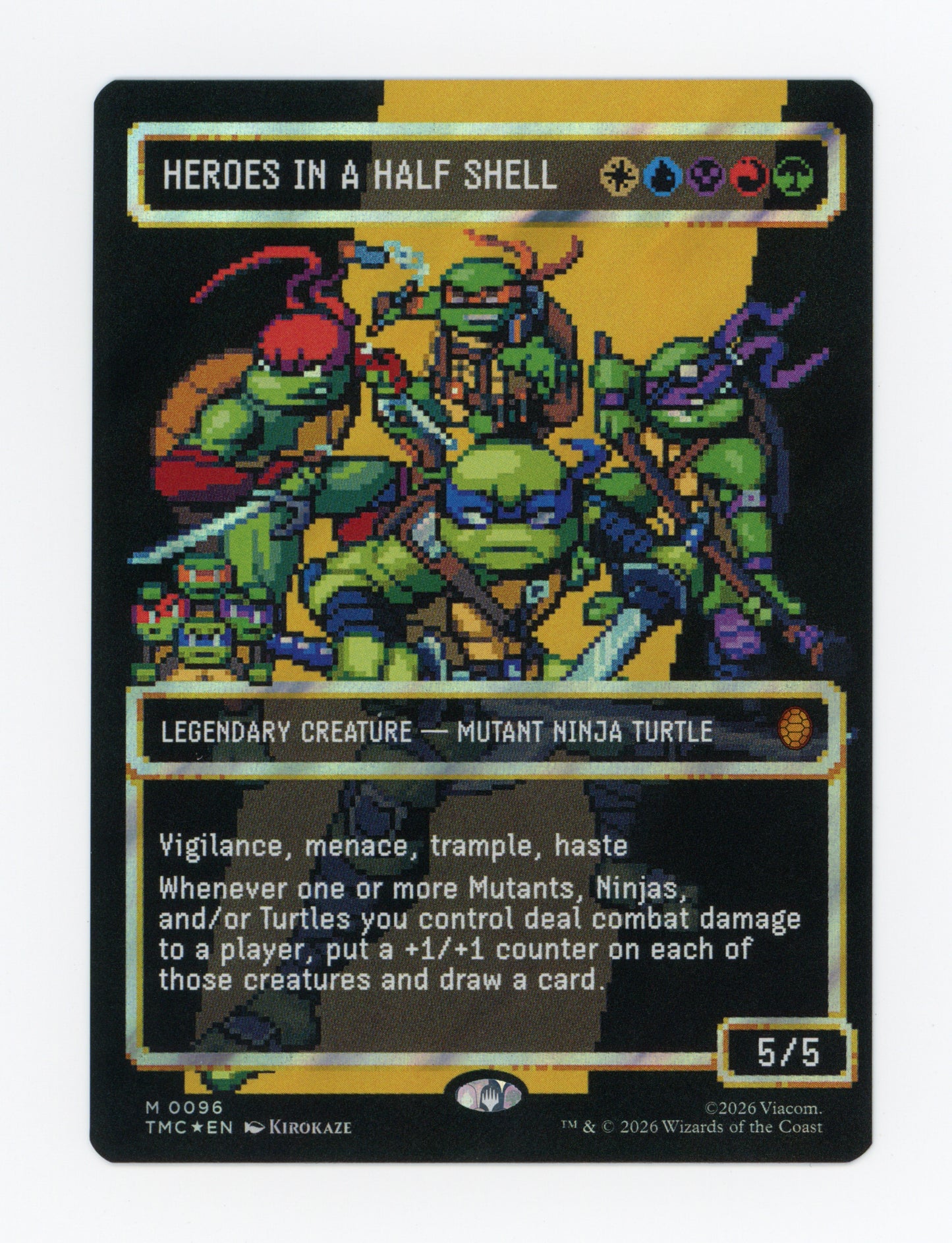 Heroes in a Half Shell — Borderless|Pixel|Surge Foil — ID 18144