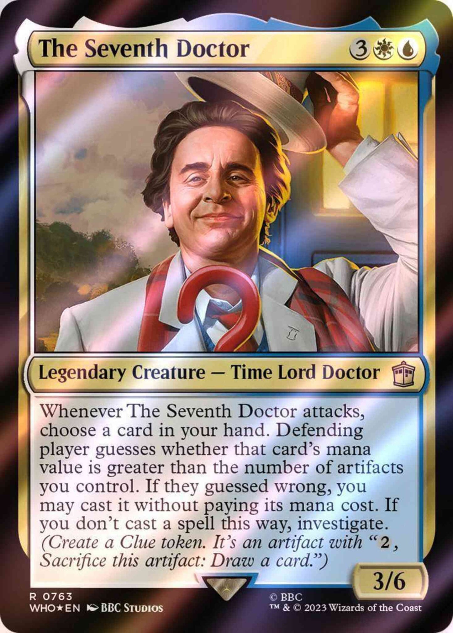 The Seventh Doctor [763] [Universes Beyond: Doctor Who] [Surge Foil]
