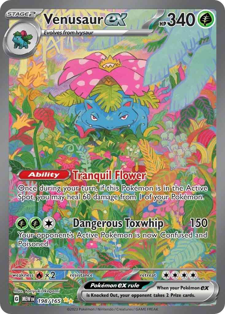 Venusaur ex - 198/165 - Special Illustration Rare [sv035-198] [Ultra]