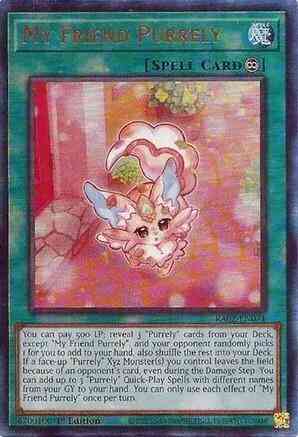 My Friend Purrely - RA02-EN071 - Prismatic Ultimate Rare - 1st Edition
