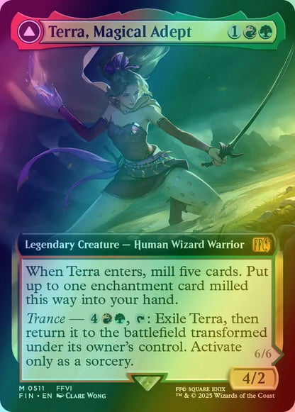 Terra, Magical Adept // Esper Terra [511] [Extended Art] [FINAL FANTASY] [Foil]