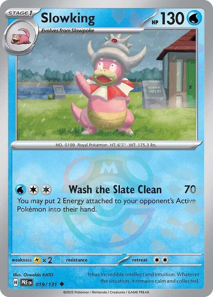 Slowking - Master Ball Pattern - 019/131 - Uncommon [sv085-019] [Reverse Holo]