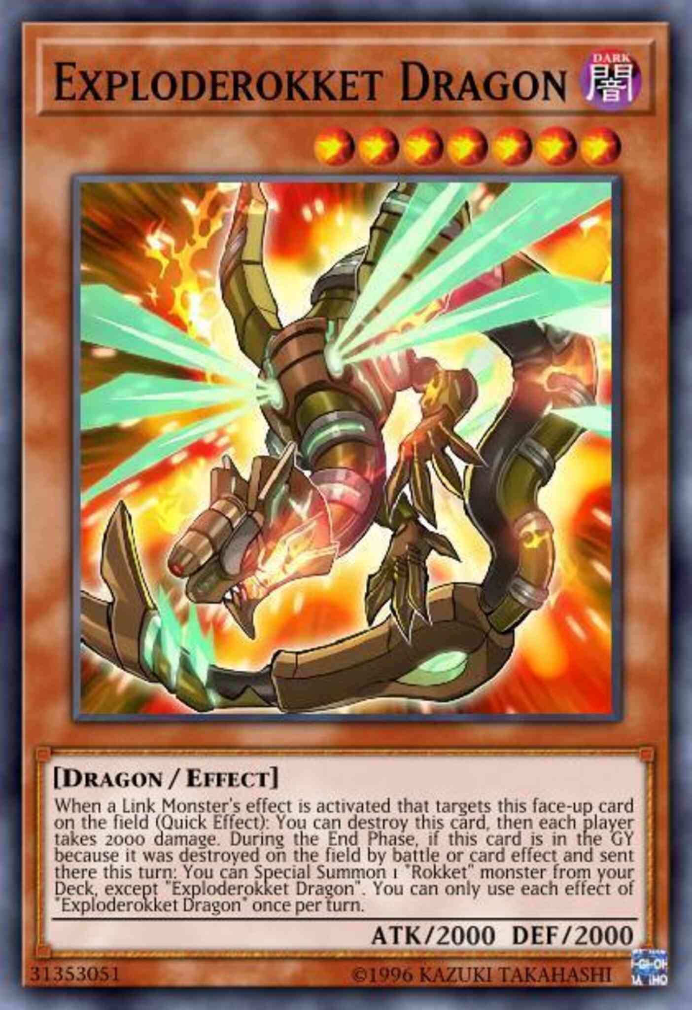 Exploderokket Dragon - SDRR-EN004 - Common - 1st Edition