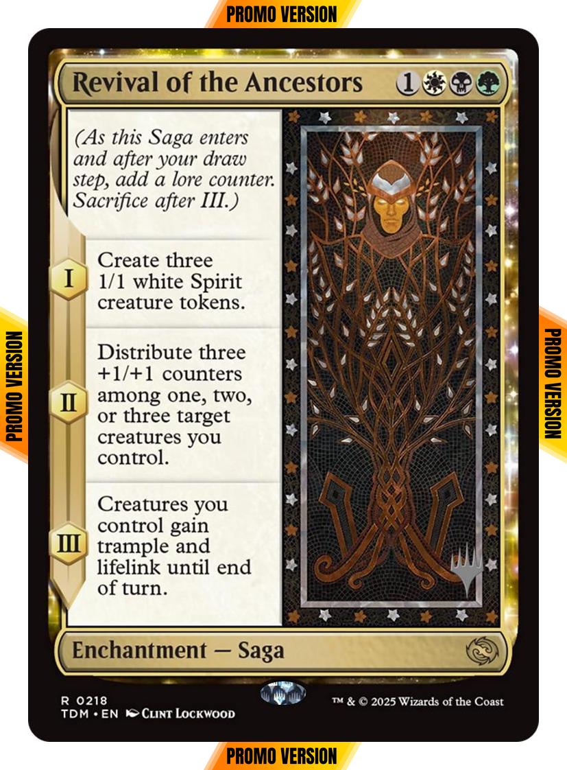 Revival of the Ancestors [218p] [Promo Pack] [Tarkir: Dragonstorm: Promos] [Non-Foil]
