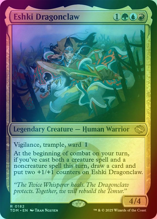 Eshki Dragonclaw [182] [Tarkir: Dragonstorm] [Foil]