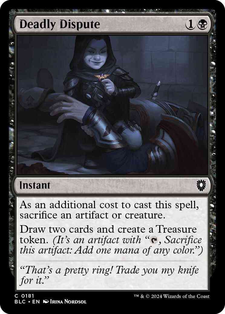 Deadly Dispute [181] [Bloomburrow: Commander] [Non-Foil]