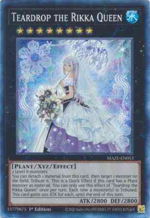 Teardrop the Rikka Queen - MAZE-EN053 - Collector's Rare - 1st Edition