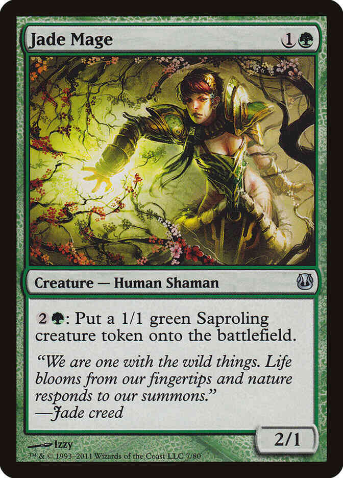Jade Mage [7] [Duel Decks: Ajani vs. Nicol Bolas] [Non-Foil]