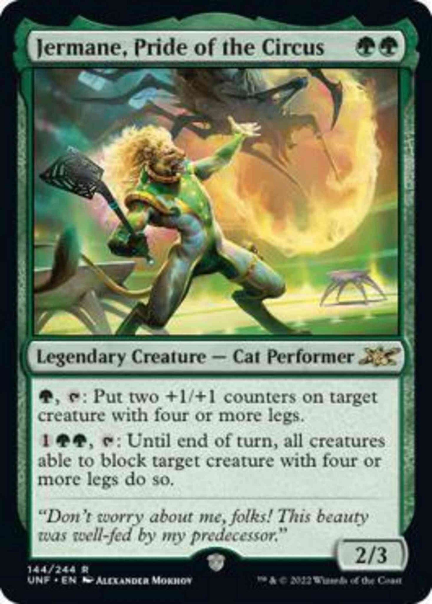Jermane, Pride of the Circus [144] [Unfinity] [Non-Foil]