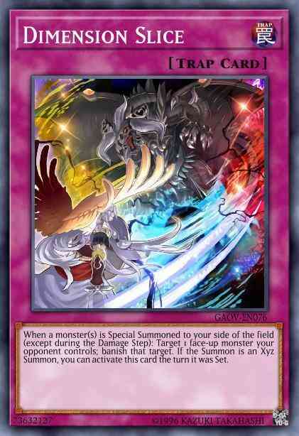 Dimension Slice - GAOV-EN076 - Rare - 1st Edition