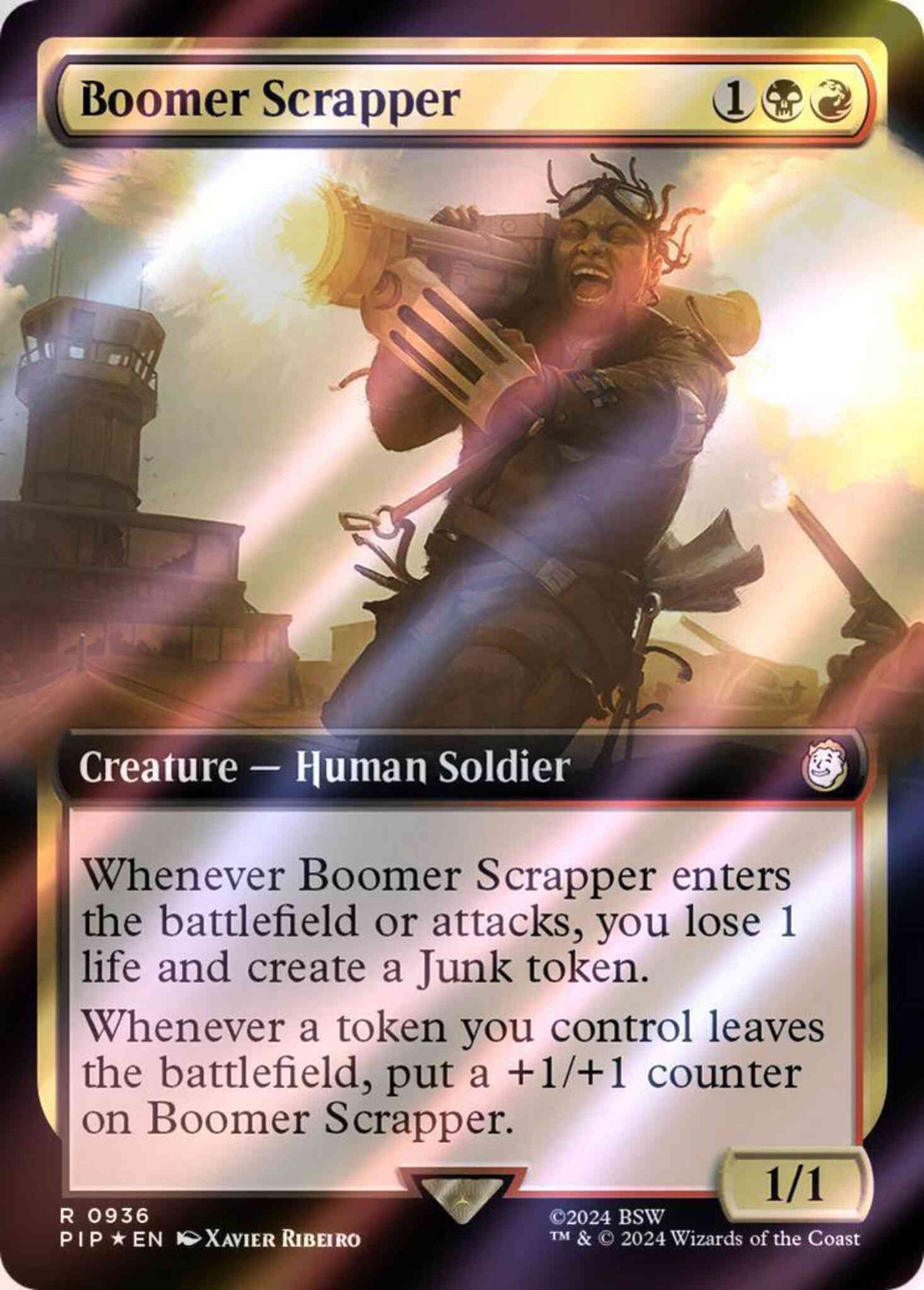 Boomer Scrapper [936] [Extended Art] [Fallout] [Surge Foil]