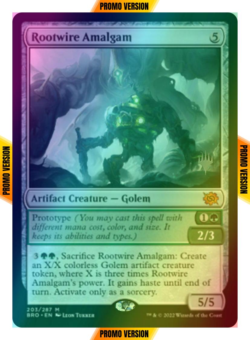 Rootwire Amalgam [203p] [Promo Pack] [The Brothers' War: Promos] [Foil]