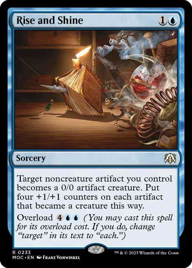 Rise and Shine [233] [March of the Machine: Commander] [Non-Foil]