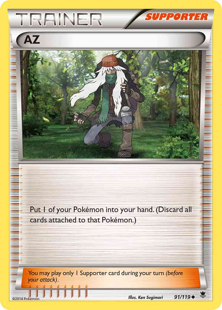 AZ - 91/119 - Uncommon [xy4-91] [Reverse Holo]