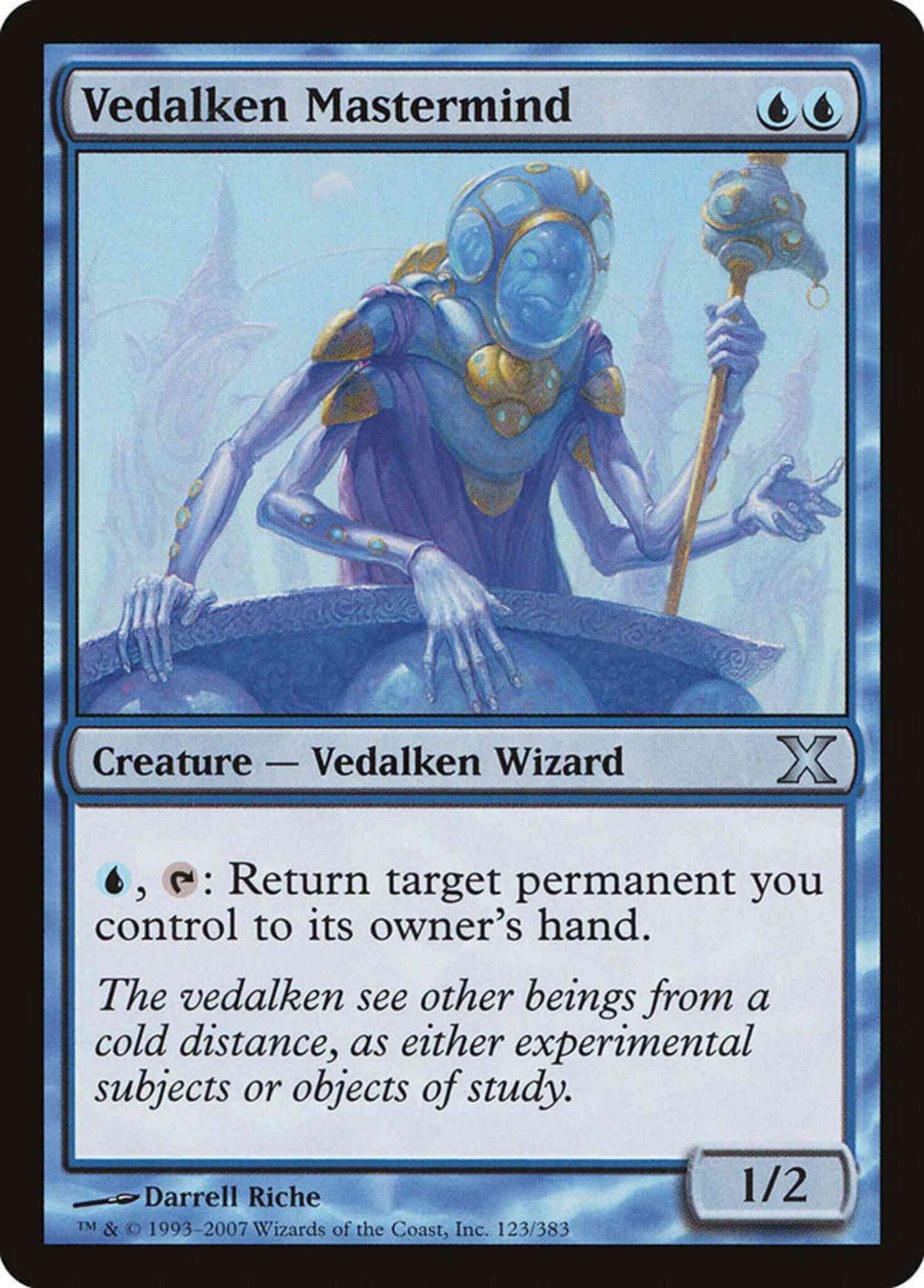 Vedalken Mastermind [123] [Tenth Edition] [Non-Foil]