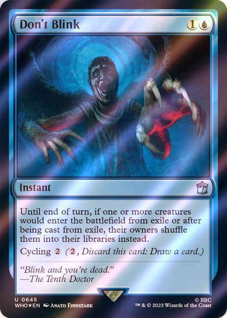 Don't Blink [645] [Universes Beyond: Doctor Who] [Surge Foil]