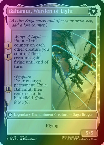 Dion, Bahamut's Dominant // Bahamut, Warden of Light [16] [FINAL FANTASY] [Foil]