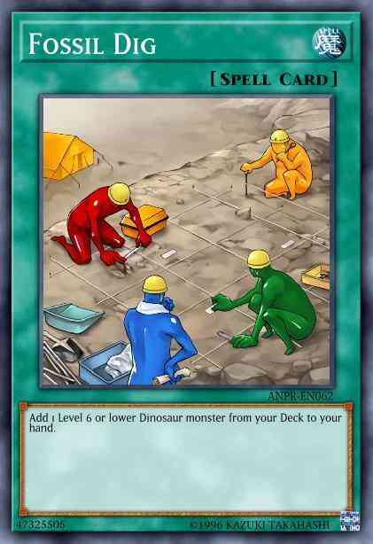 Fossil Dig - SR04-EN022 - Common - 1st Edition