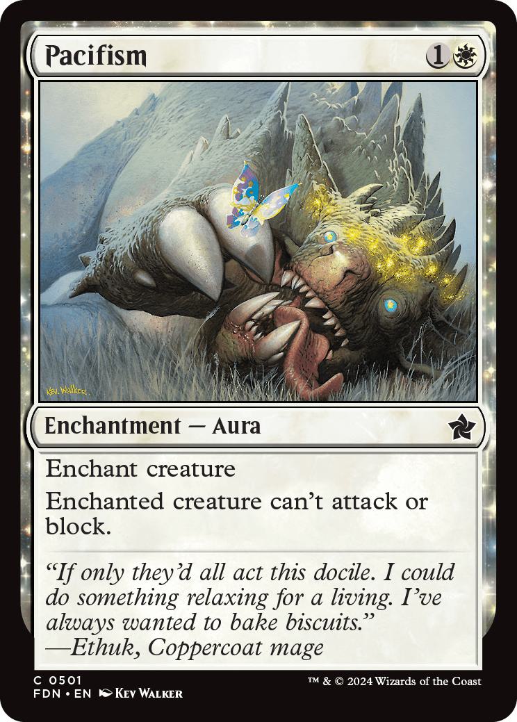 Pacifism [501] [Foundations] [Non-Foil]