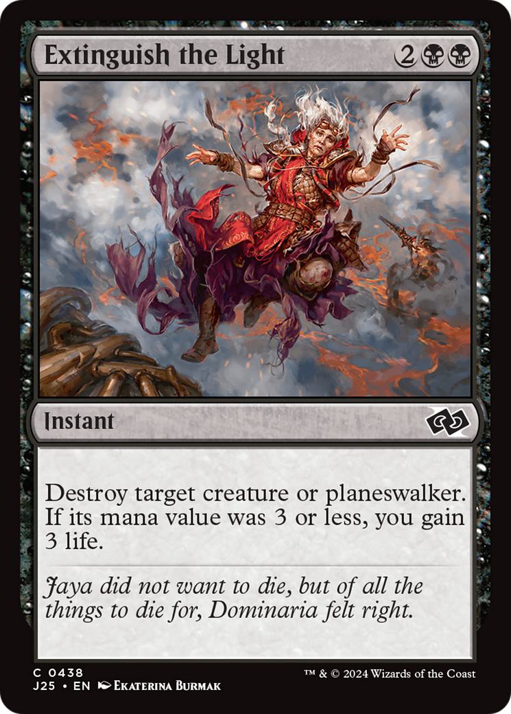 Extinguish the Light [438] [Foundations: Jumpstart] [Non-Foil]