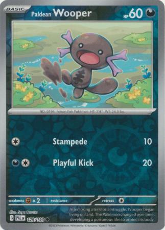 Paldean Wooper - 129/193 - Common [sv02-129] [Reverse Holo]
