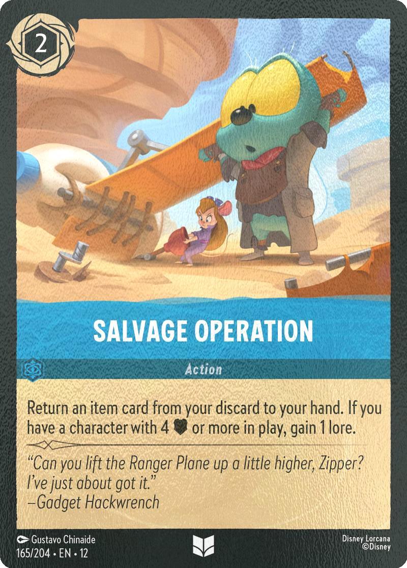Salvage Operation - 165/204 [Wilds Unknown] [Cold Foil]