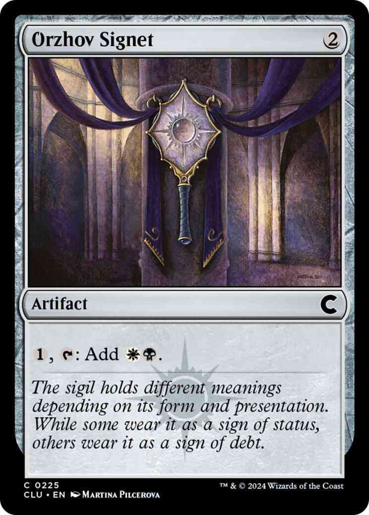 Orzhov Signet [225] [Ravnica: Clue Edition] [Non-Foil]