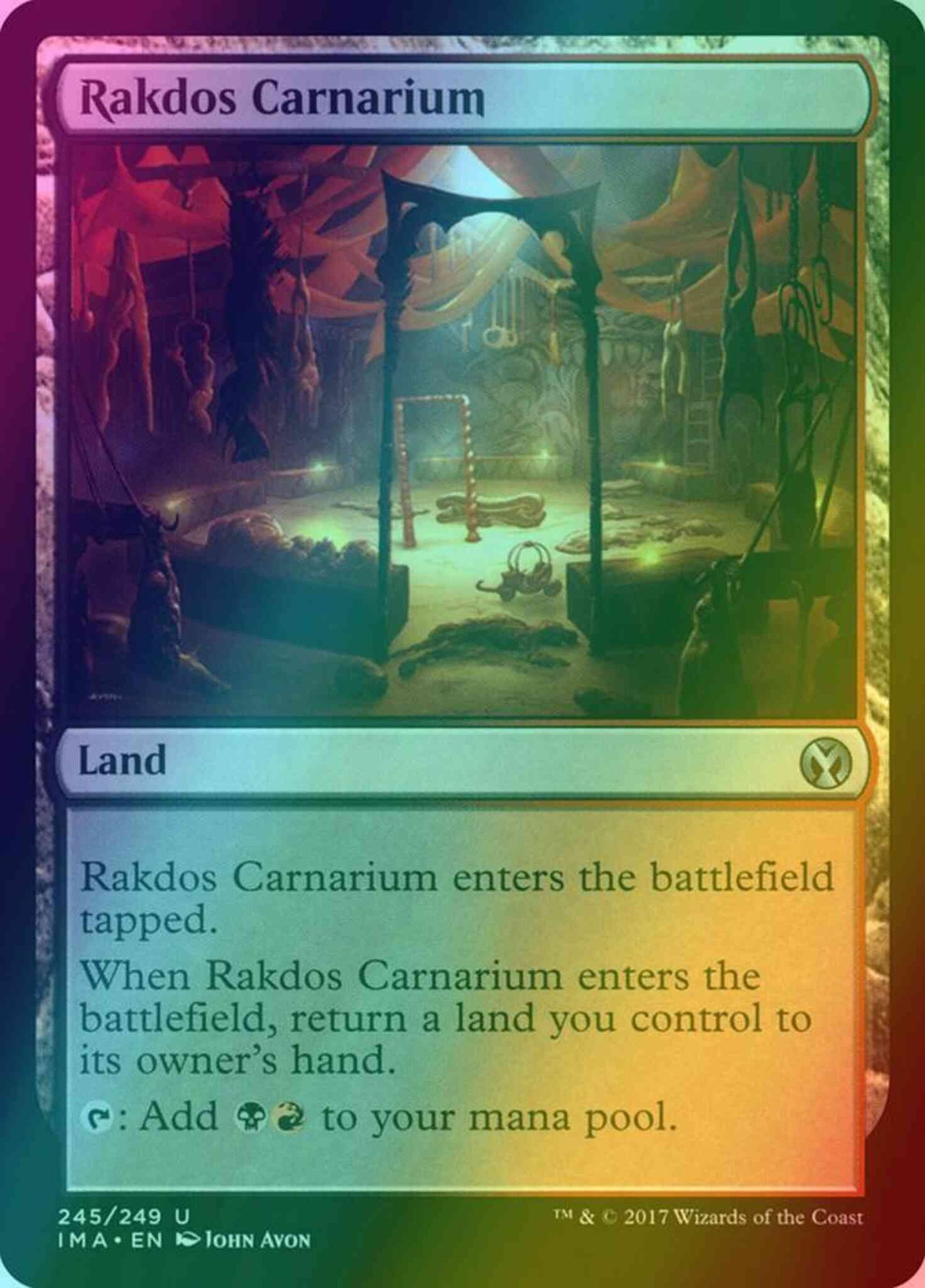 Rakdos Carnarium [245] [Iconic Masters] [Foil]