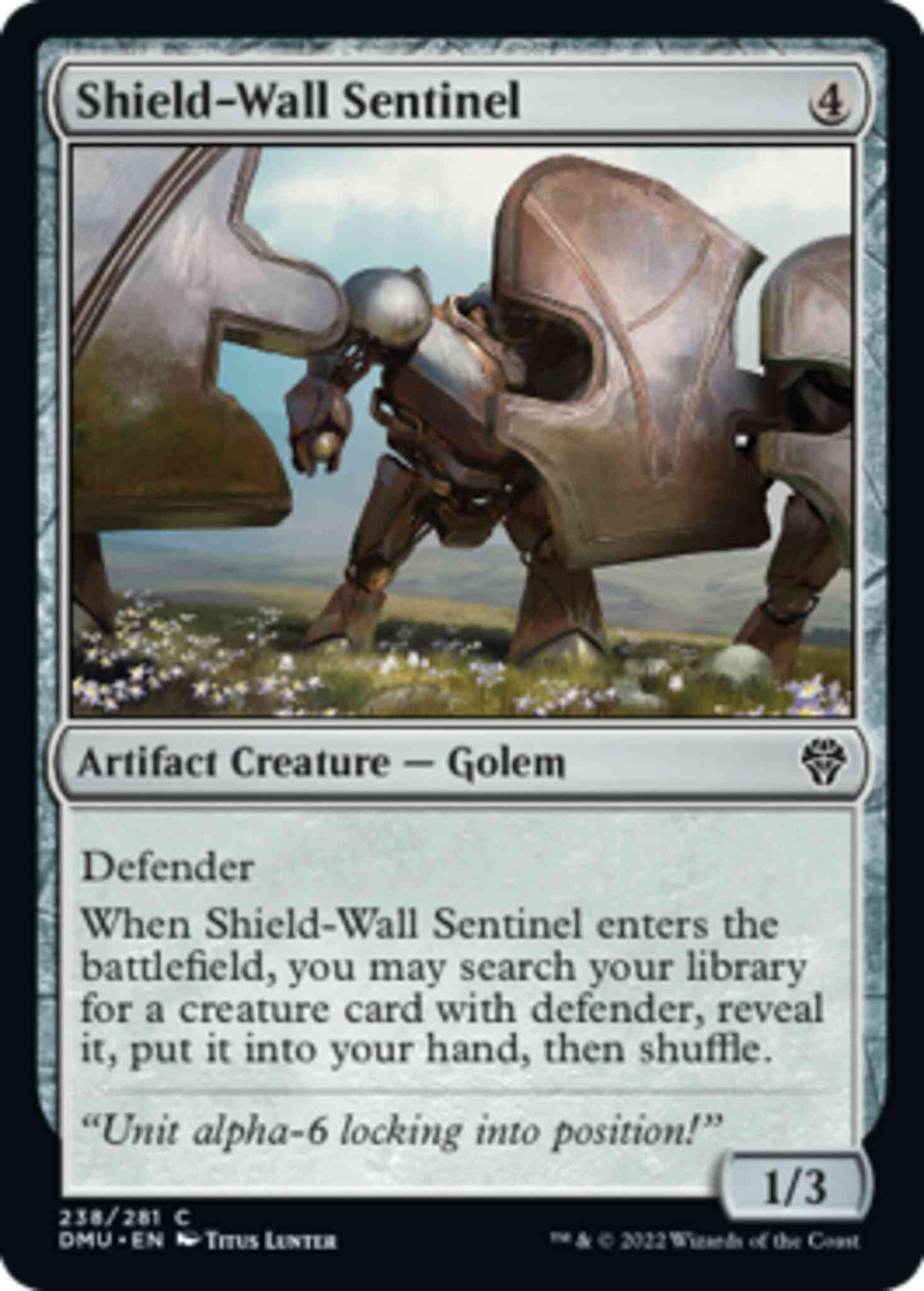 Shield-Wall Sentinel [238] [Dominaria United] [Non-Foil]