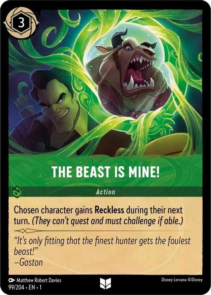 The Beast is Mine! - 99/204 [The First Chapter] [Non-Foil]