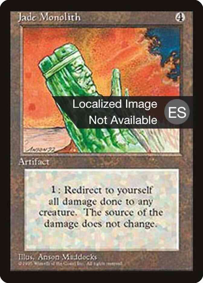 Jade Monolith - Chinese [329] [Fourth Edition Black Border: Chinese] [Non-Foil]