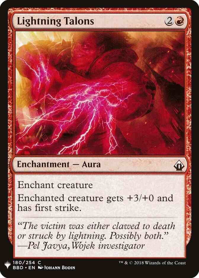 Lightning Talons [BBD-180] [The List] [Non-Foil]