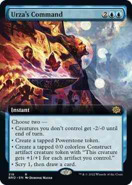 Urza's Command [318] [Extended Art] [The Brothers' War] [Non-Foil]