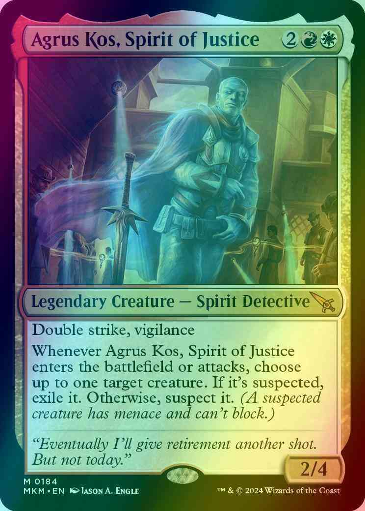 Agrus Kos, Spirit of Justice [184] [Murders at Karlov Manor] [Foil]
