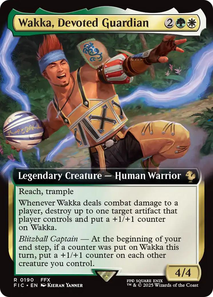 Wakka, Devoted Guardian [190] [Extended Art] [FINAL FANTASY: Commander] [Non-Foil]
