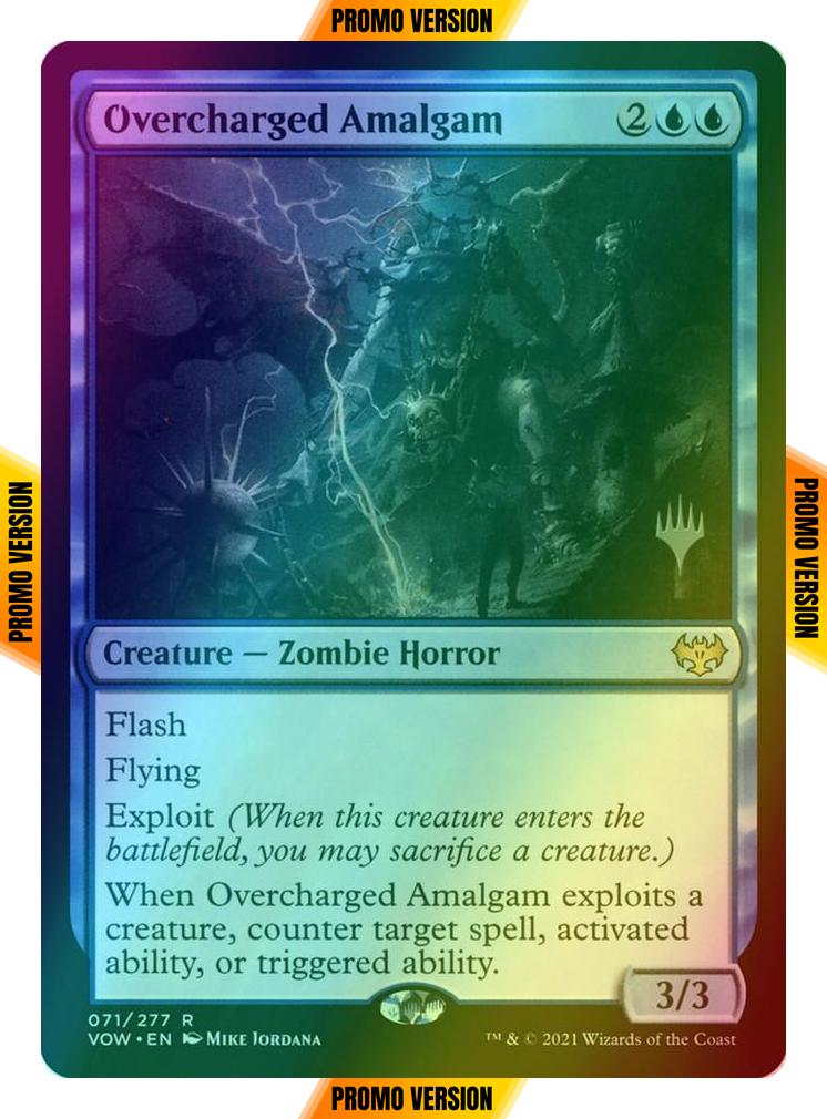 Overcharged Amalgam [71p] [Promo Pack] [Innistrad: Crimson Vow Promos] [Foil]