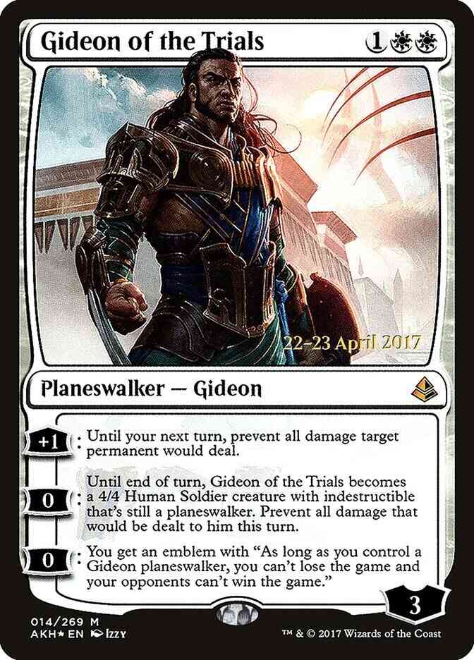 Gideon of the Trials [14s] [Amonkhet Promos] [Foil]