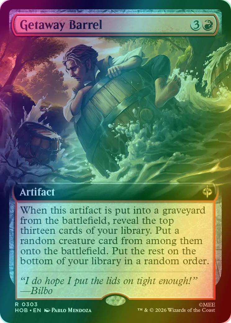 Getaway Barrel [303] [Extended Art] [The Hobbit] [Foil]