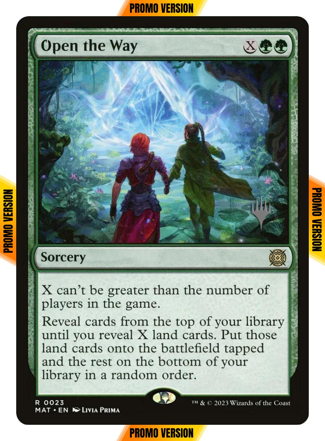 Open the Way [23p] [Promo Pack] [March of the Machine: The Aftermath: Promos] [Non-Foil]