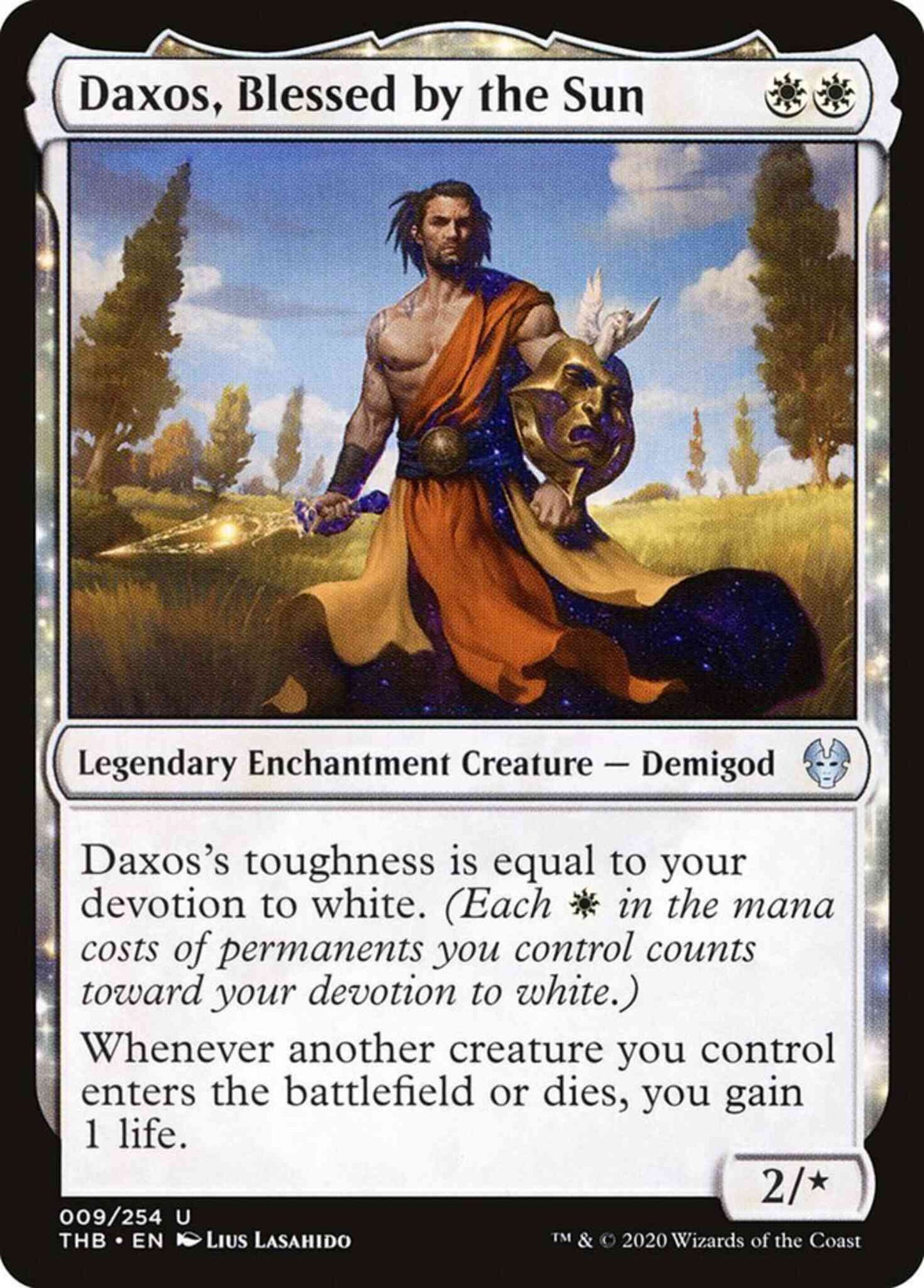 Daxos, Blessed by the Sun [9] [Theros Beyond Death] [Non-Foil]