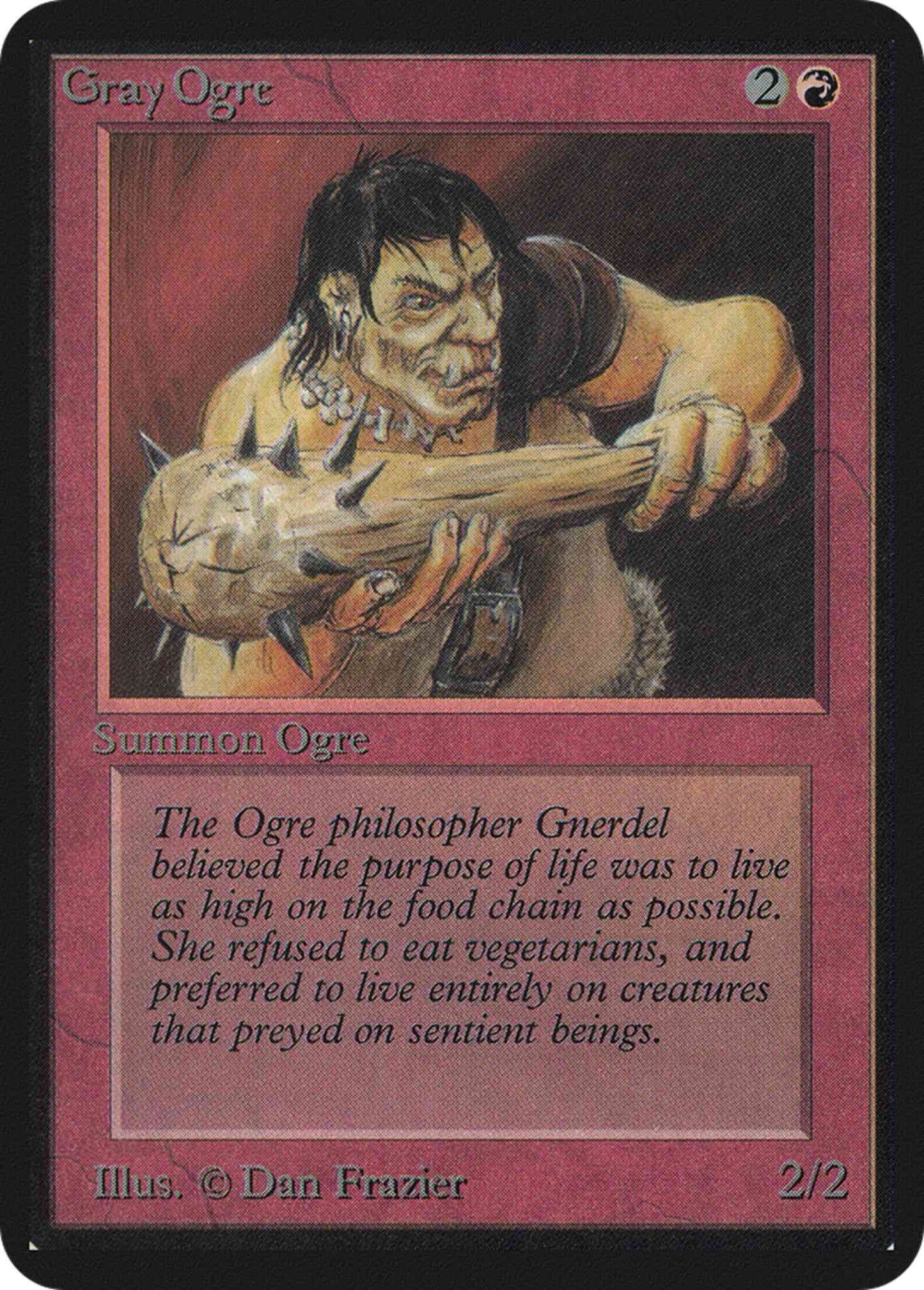 Gray Ogre [156] [Limited Edition Alpha] [Non-Foil]