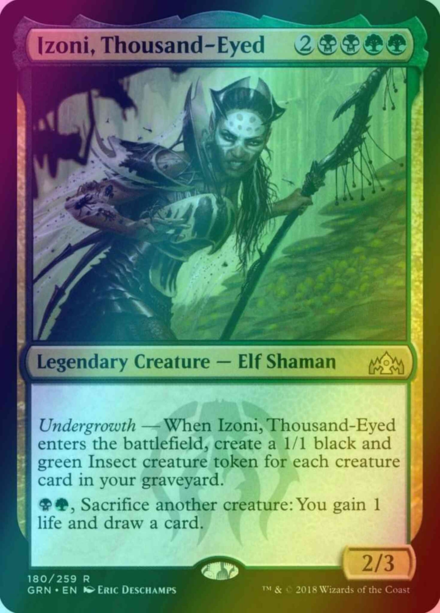 Izoni, Thousand-Eyed [180] [Guilds of Ravnica] [Foil]