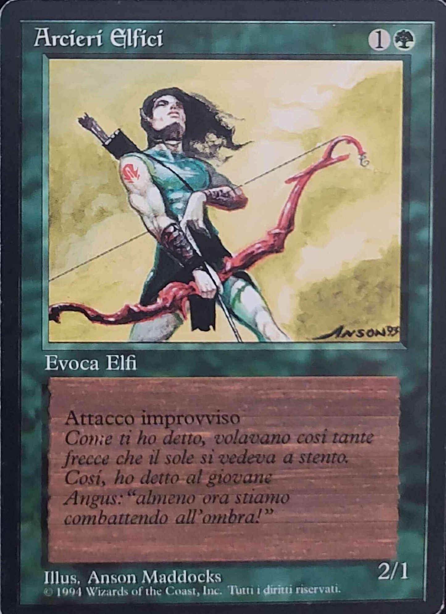 Elvish Archers - Italian [193] [Foreign Black Border: Italian] [Non-Foil]