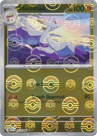 Mienshao - Poké Ball Pattern - 053/086 - Uncommon [sv105w-053] [Reverse Holo]