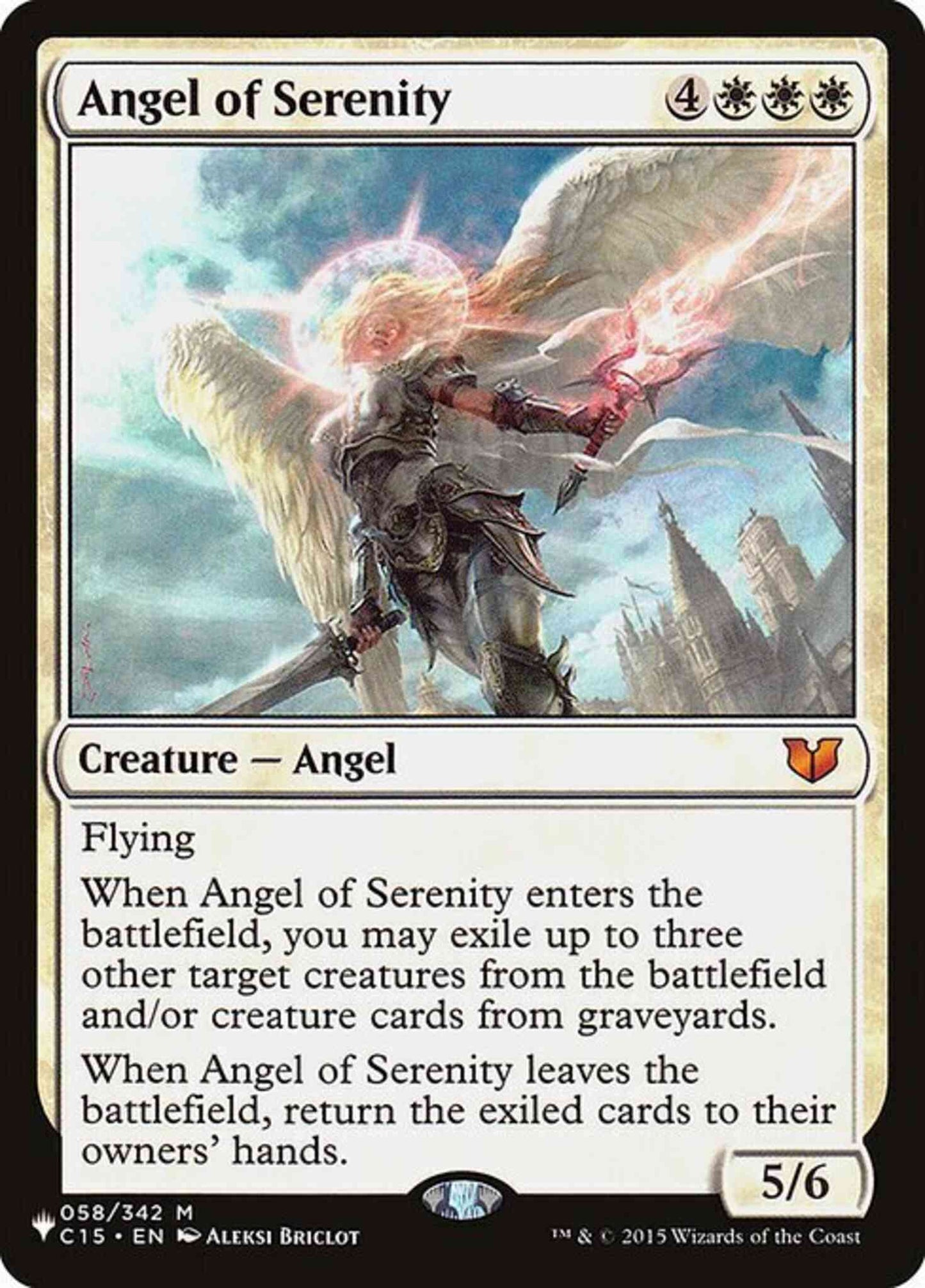 Angel of Serenity [C15-58] [The List] [Non-Foil]