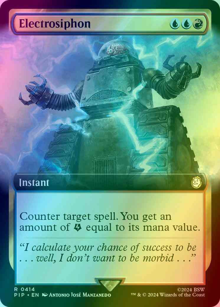 Electrosiphon [414] [Extended Art] [Fallout] [Foil]